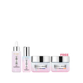 L'Oréal Paris - Glycolic Bright Routine : Serum + Eye Serum + Night Cream + Free Day Cream | MazenOnline